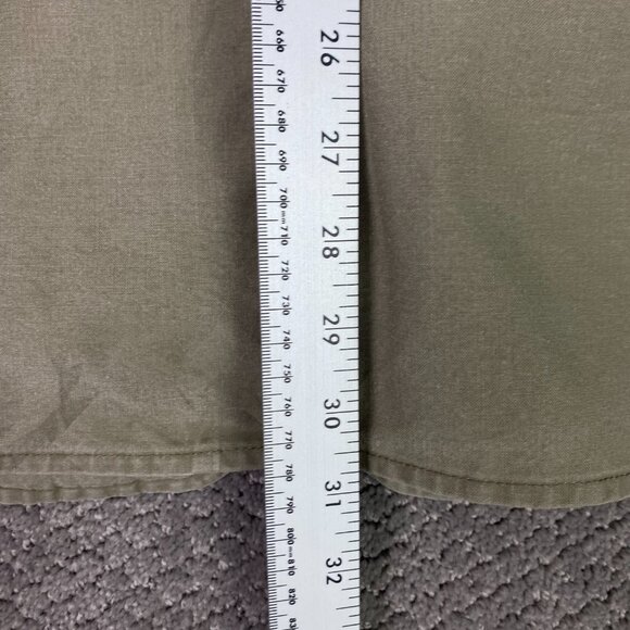 LL Bean Cotton Canvas Blazer Sport Coat Men's 42R Khaki Olive - Picture 14 of 14